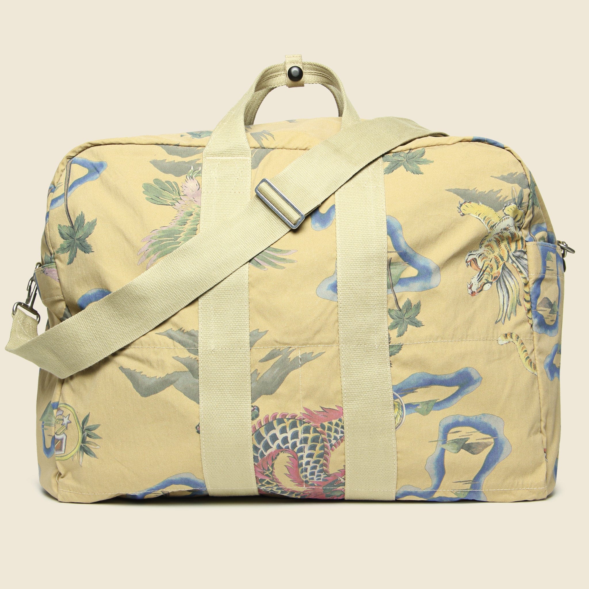 Souvenir Print Duffle Bag - Faded Khaki - RRL - STAG Provisions - Accessories - Bags / Luggage