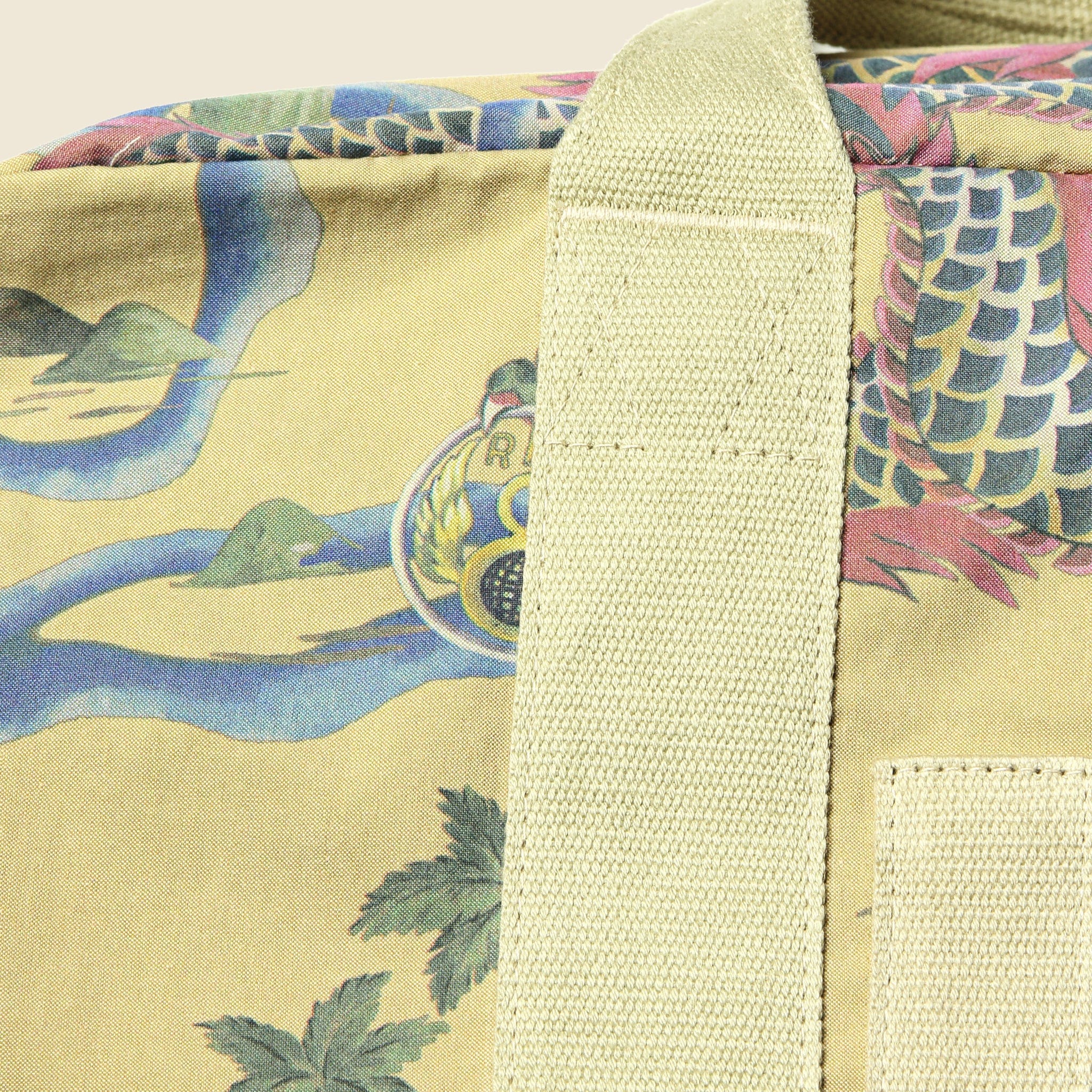 Souvenir Print Duffle Bag - Faded Khaki - RRL - STAG Provisions - Accessories - Bags / Luggage