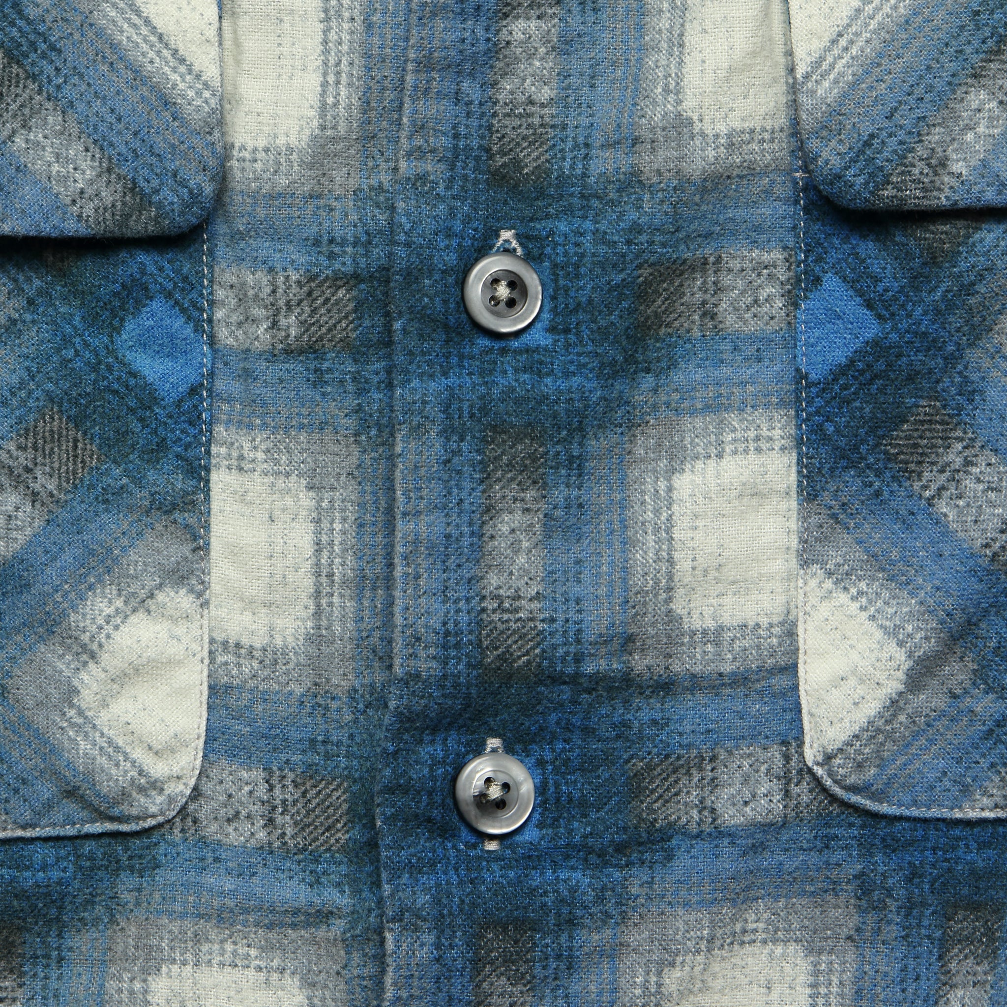 
                          Brooks Camp Shirt - Blue/Cream - RRL - STAG Provisions - Tops - L/S Woven - Other Pattern
                        