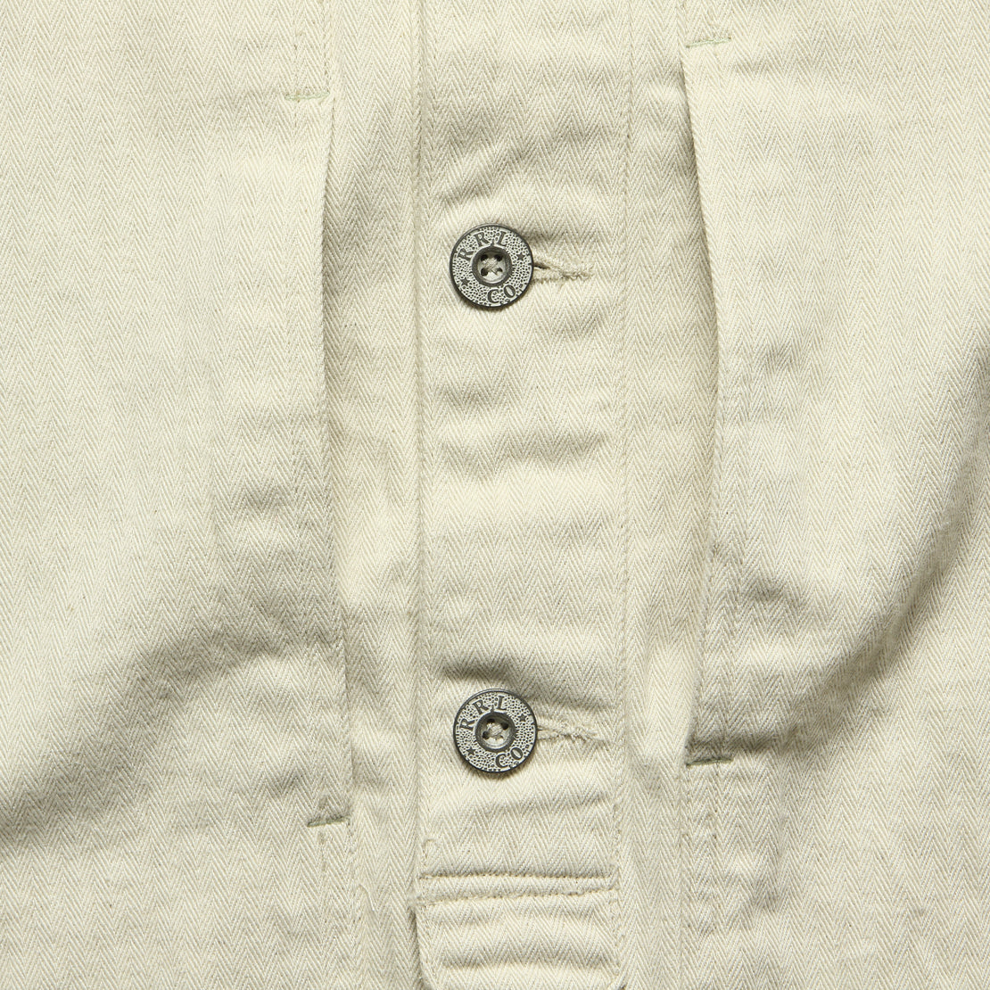 Admiral CPO Shirt - Natural - RRL - STAG Provisions - Tops - L/S Woven - Solid