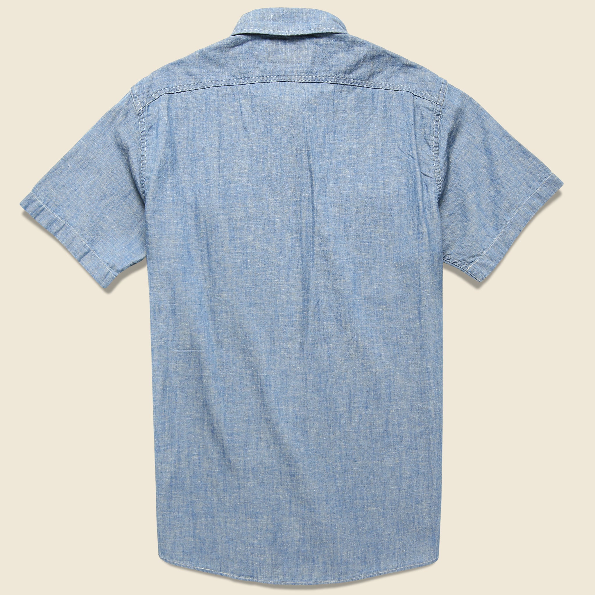 
                          Chambray Pryce Workshirt - Riverview Wash - RRL - STAG Provisions - Tops - S/S Woven - Solid
                        