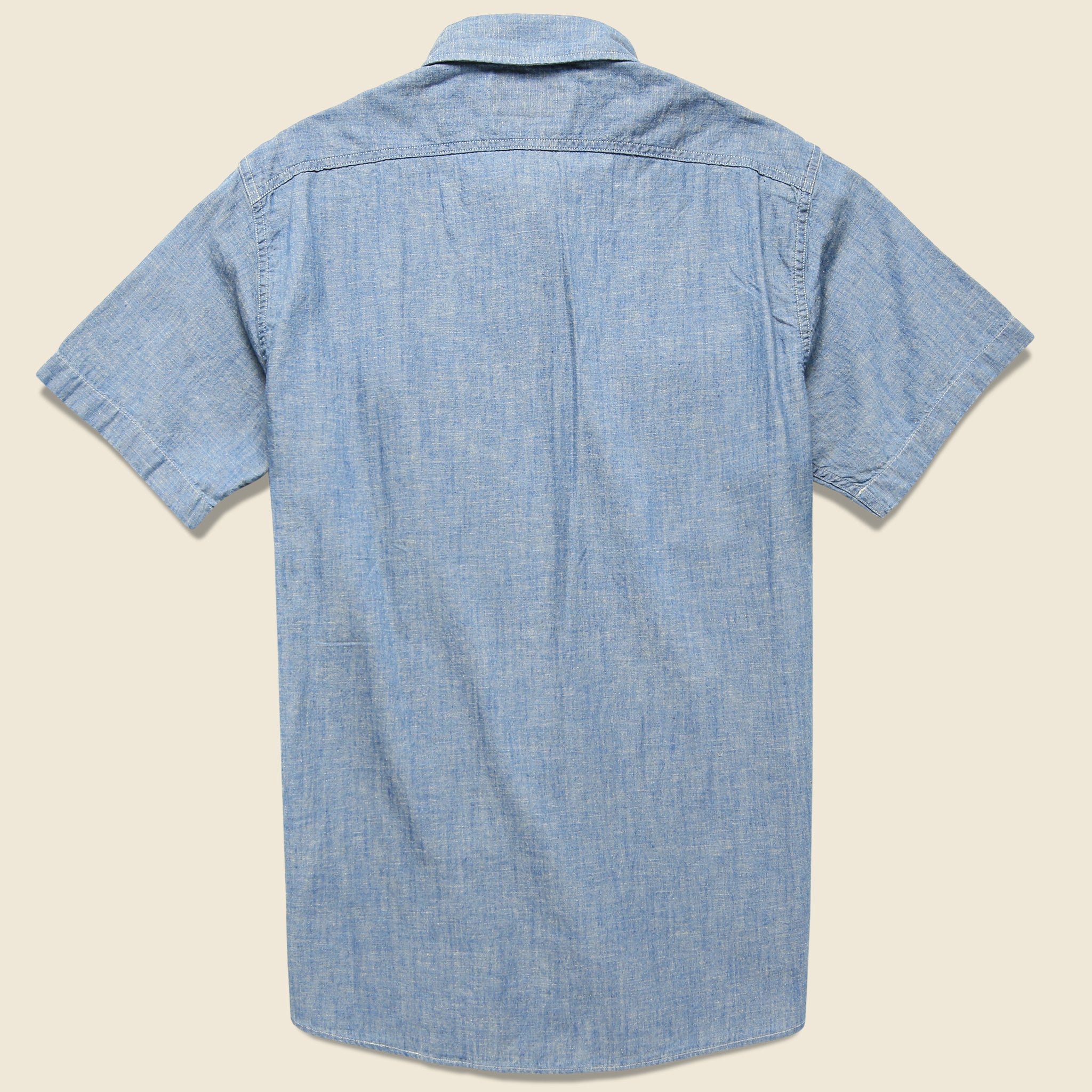 Chambray Pryce Workshirt - Riverview Wash - RRL - STAG Provisions - Tops - S/S Woven - Solid