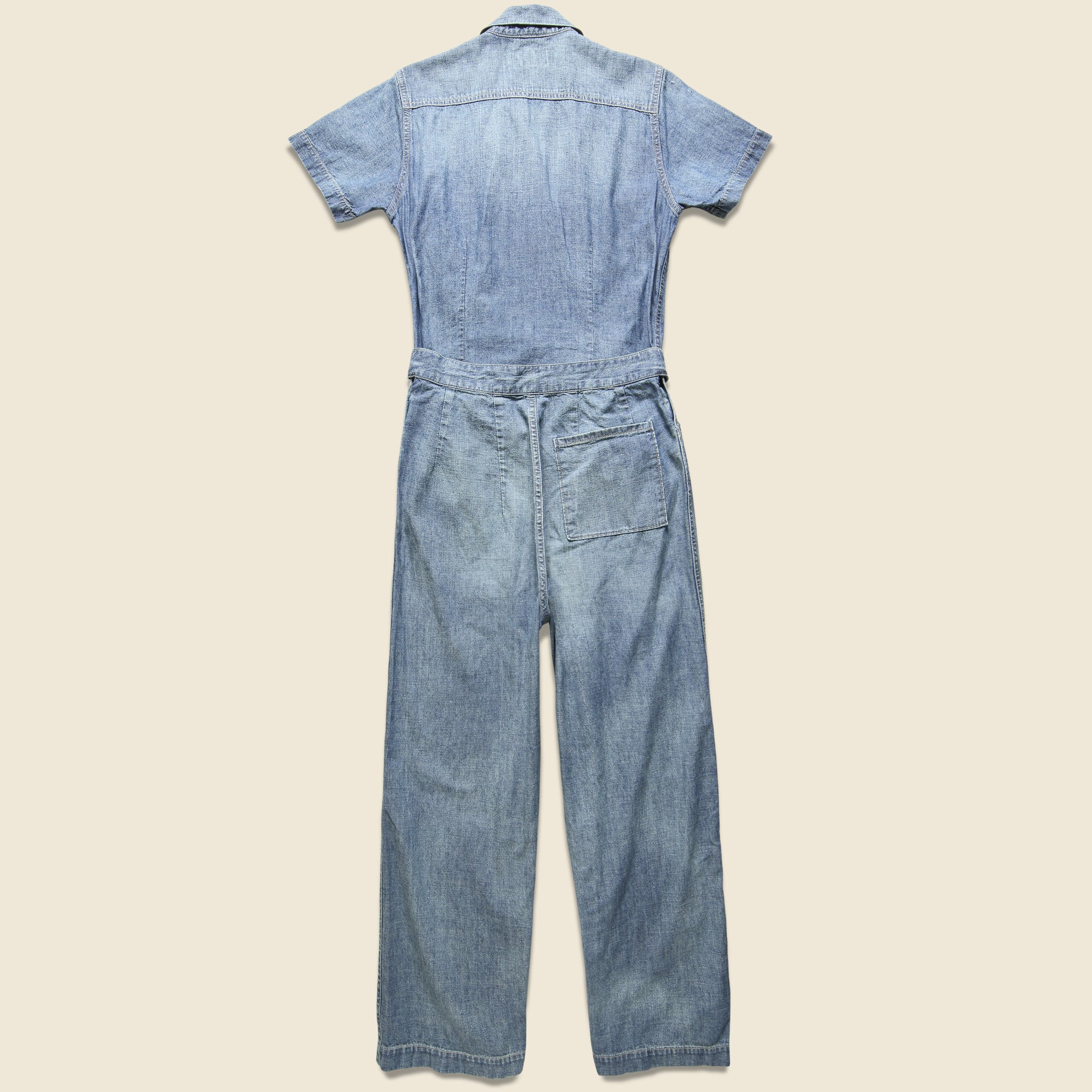 
                          Abbie Coverall - Chambray - RRL - STAG Provisions - W - Onepiece - Jumpsuit
                        