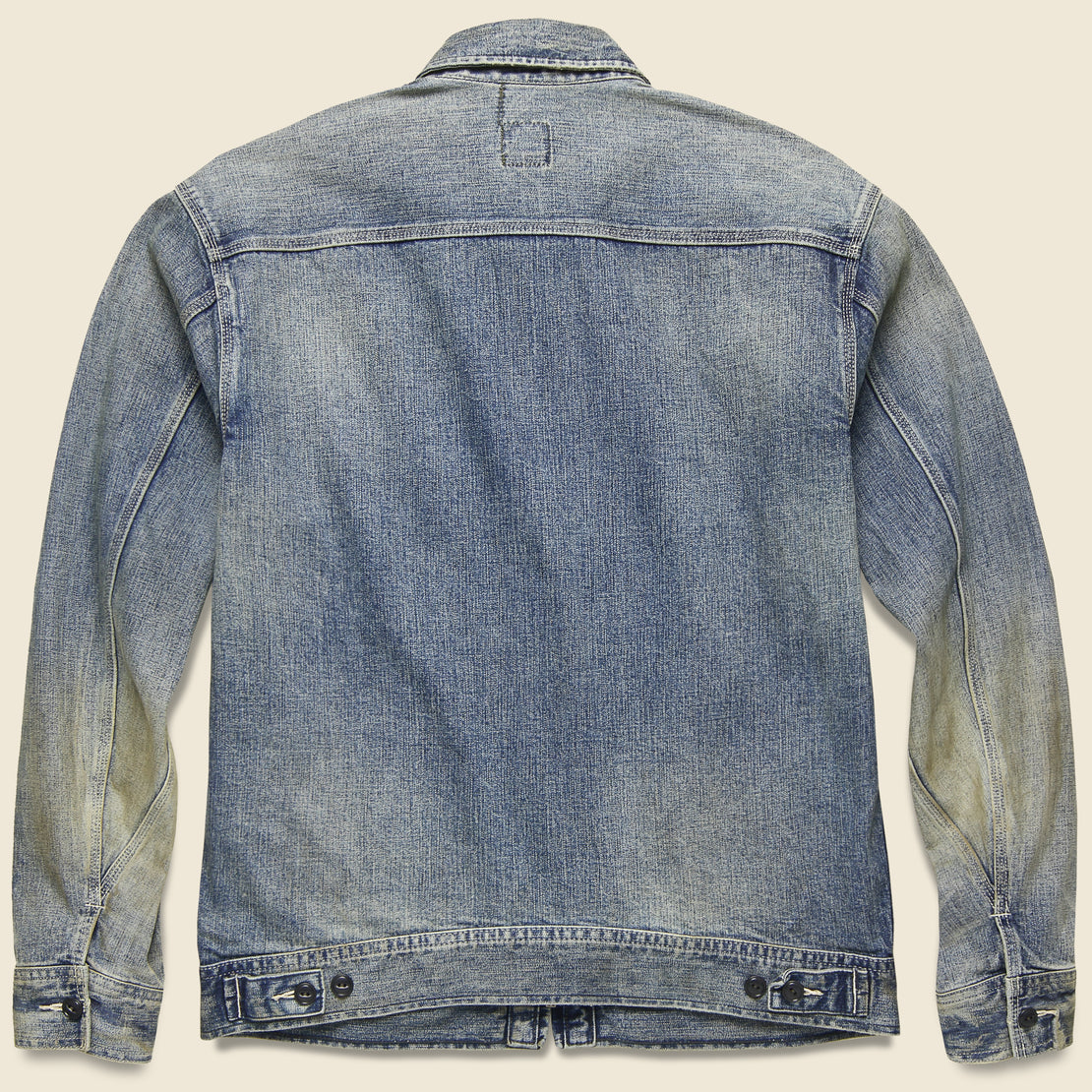 Denim Zip-Front Jacket - Malverne Wash - RRL - STAG Provisions - Outerwear - Coat / Jacket