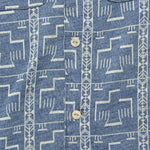 Print Jersey Camp Shirt - Washed Blue Indigo - RRL - STAG Provisions - Tops - S/S Knit
