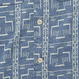 Print Jersey Camp Shirt - Washed Blue Indigo - RRL - STAG Provisions - Tops - S/S Knit