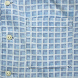 Plaid-Print Jersey Camp Shirt - Indigo - RRL - STAG Provisions - Tops - L/S Knit