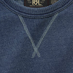 French Terry Sweatshirt - Washed Indigo - RRL - STAG Provisions - Tops - Fleece / Sweatshirt