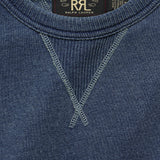 French Terry Sweatshirt - Washed Indigo - RRL - STAG Provisions - Tops - Fleece / Sweatshirt