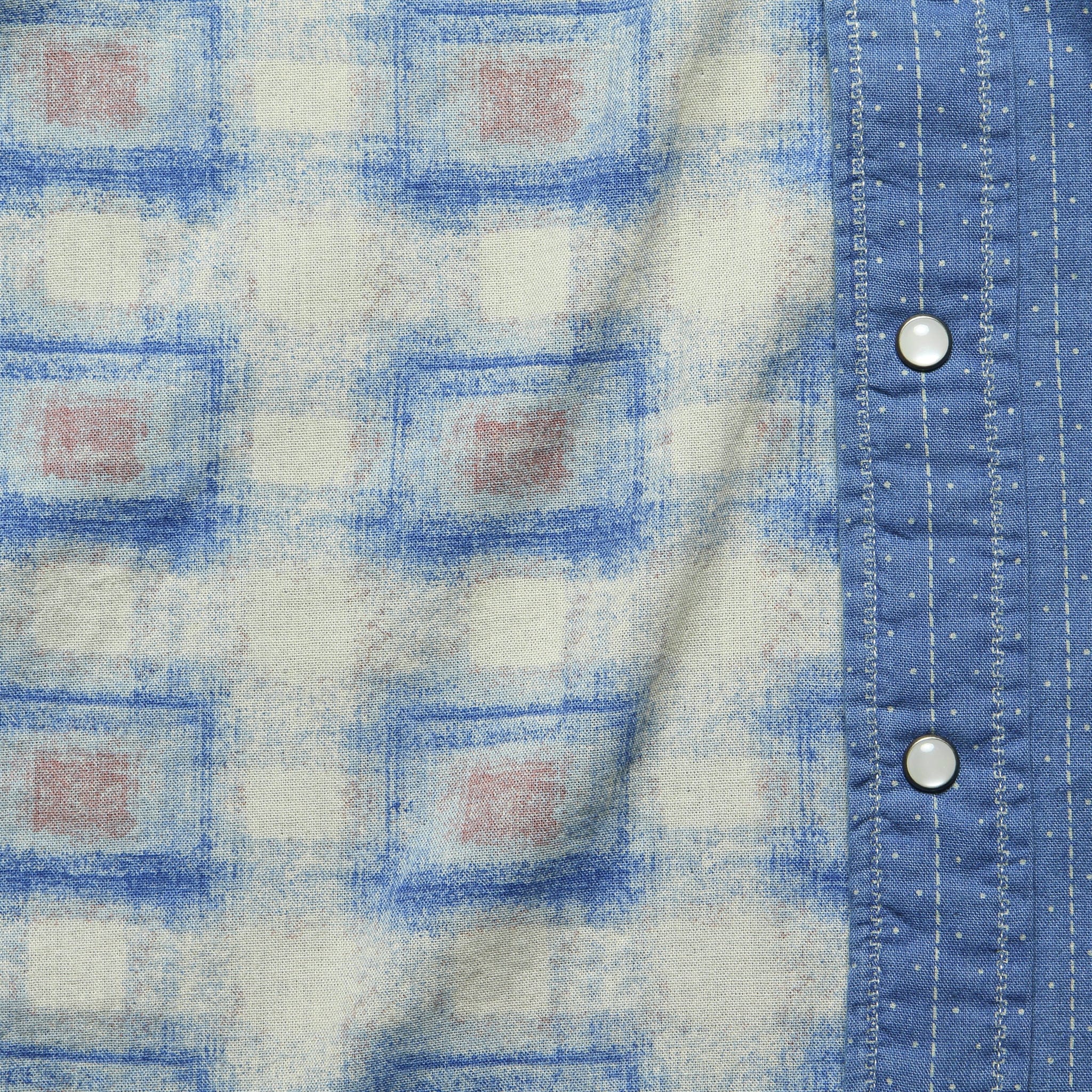 Slim Fit Indigo Western - Blue/Indigo - RRL - STAG Provisions - Tops - L/S Woven - Other Pattern