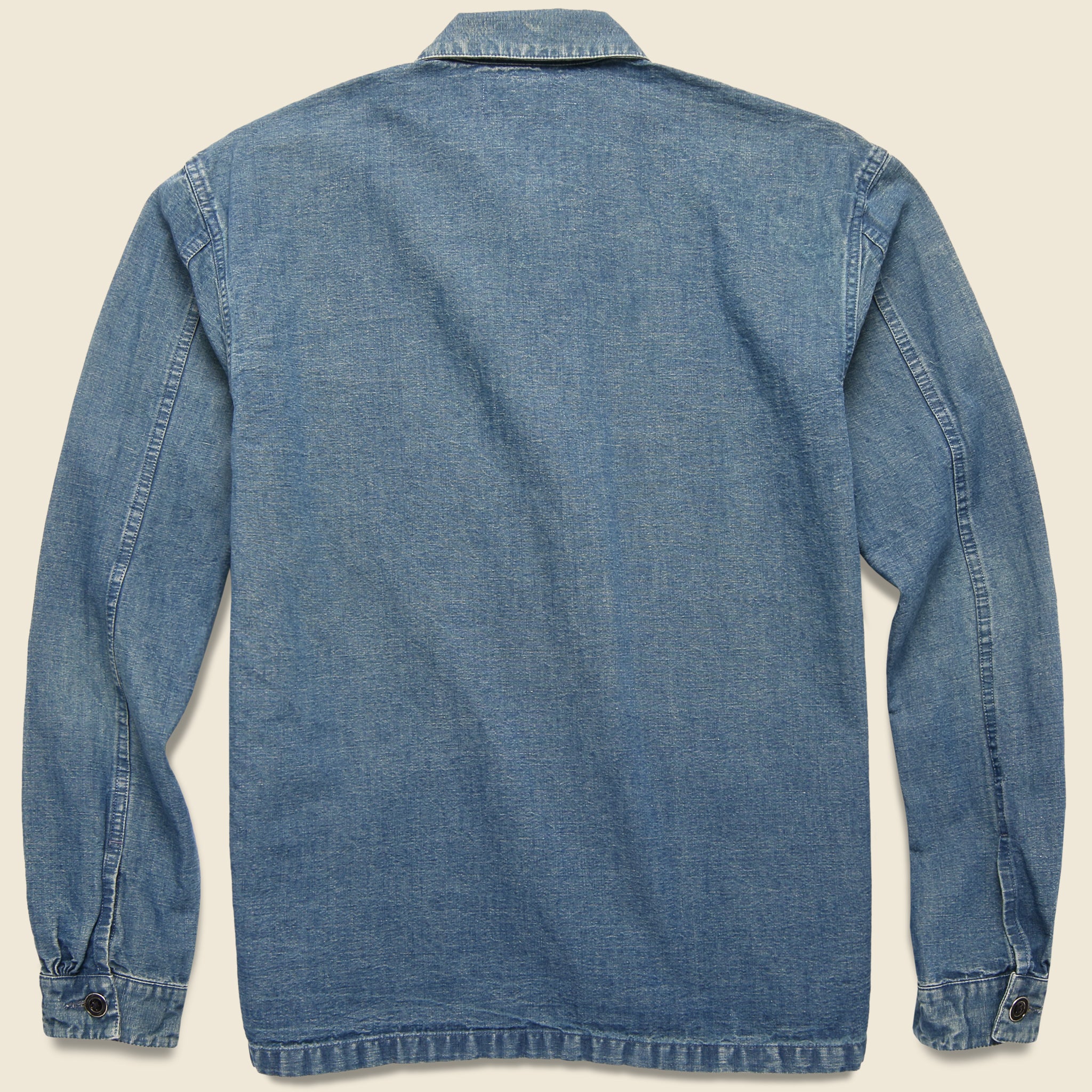 
                          Popover Workshirt - Indigo - RRL - STAG Provisions - Tops - L/S Woven - Solid
                        