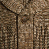 Cotton-Blend Shawl Cardigan - Brown - RRL - STAG Provisions - Tops - Sweater