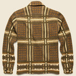 Wool-Blend Workshirt Sweater - Brown - RRL - STAG Provisions - Tops - Sweater
