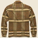 Wool-Blend Workshirt Sweater - Brown - RRL - STAG Provisions - Tops - Sweater
