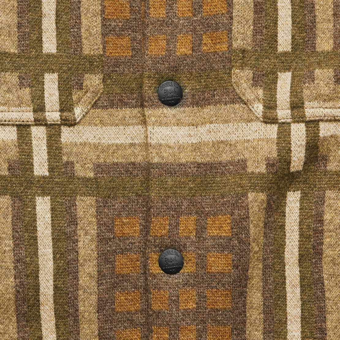 Wool-Blend Workshirt Sweater - Brown