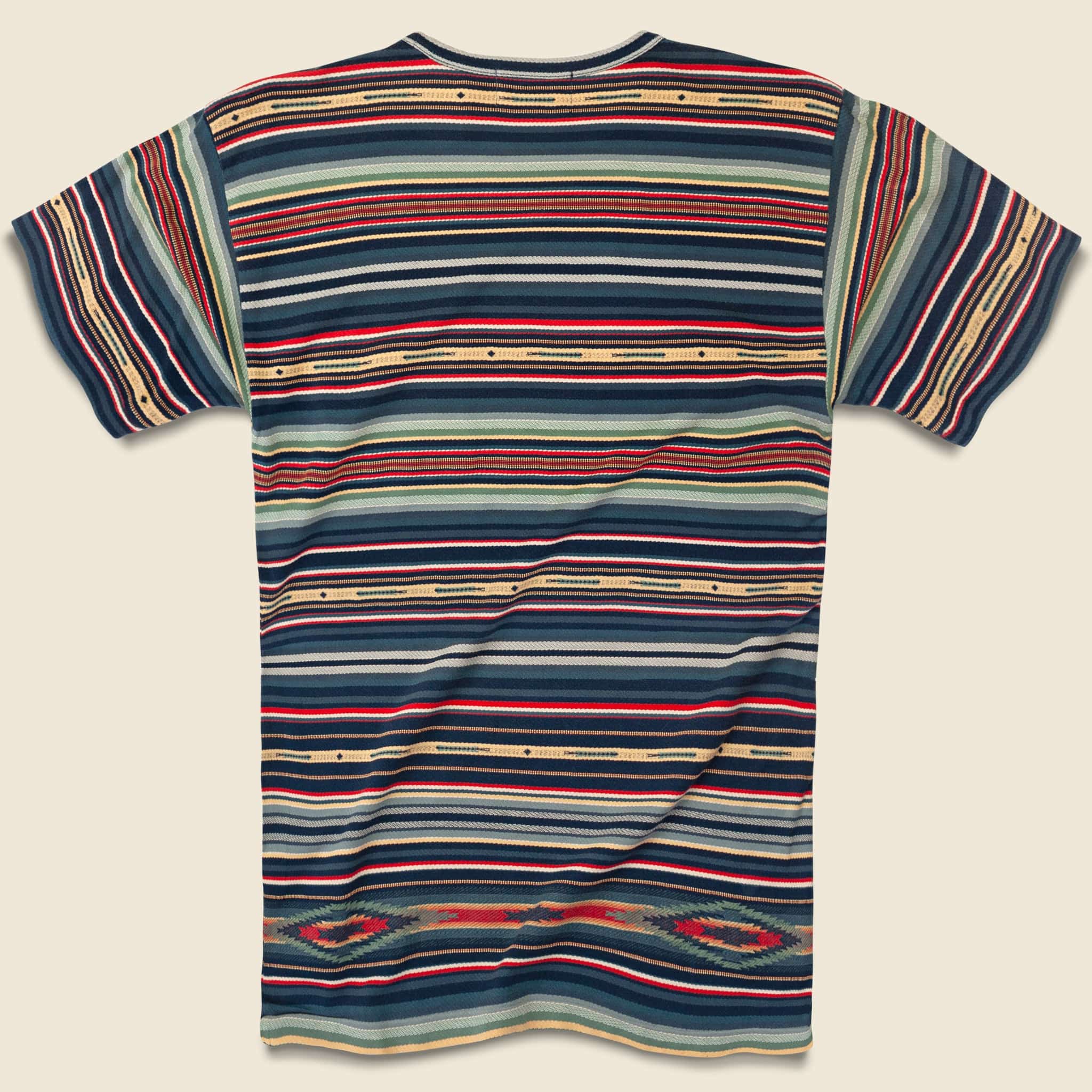 
                          Serape-Striped Pocket Tee - Indigo - RRL - STAG Provisions - Tops - S/S Tee
                        