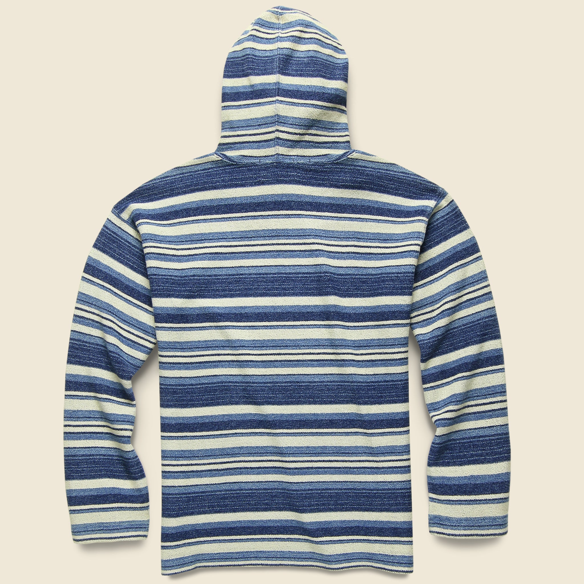 
                          French Terry Hoodie - Indigo Multi Stripe - RRL - STAG Provisions - Tops - L/S Knit
                        