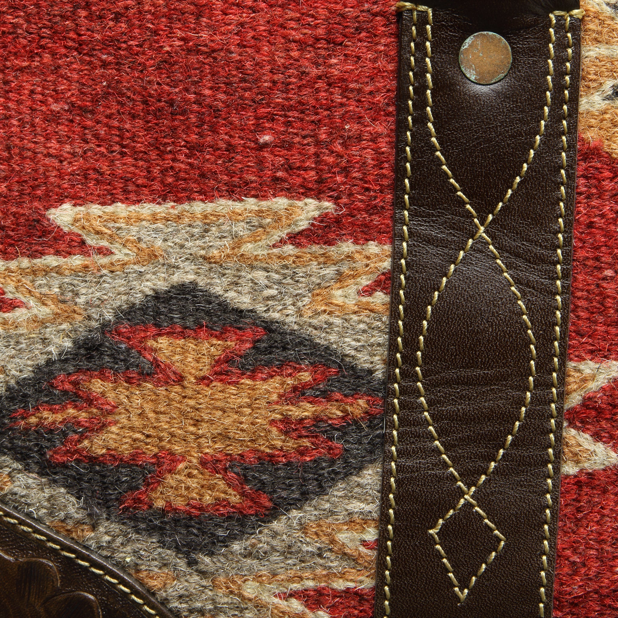 Handwoven Pecos Leather Duffle - RRL - STAG Provisions - Accessories - Bags / Luggage