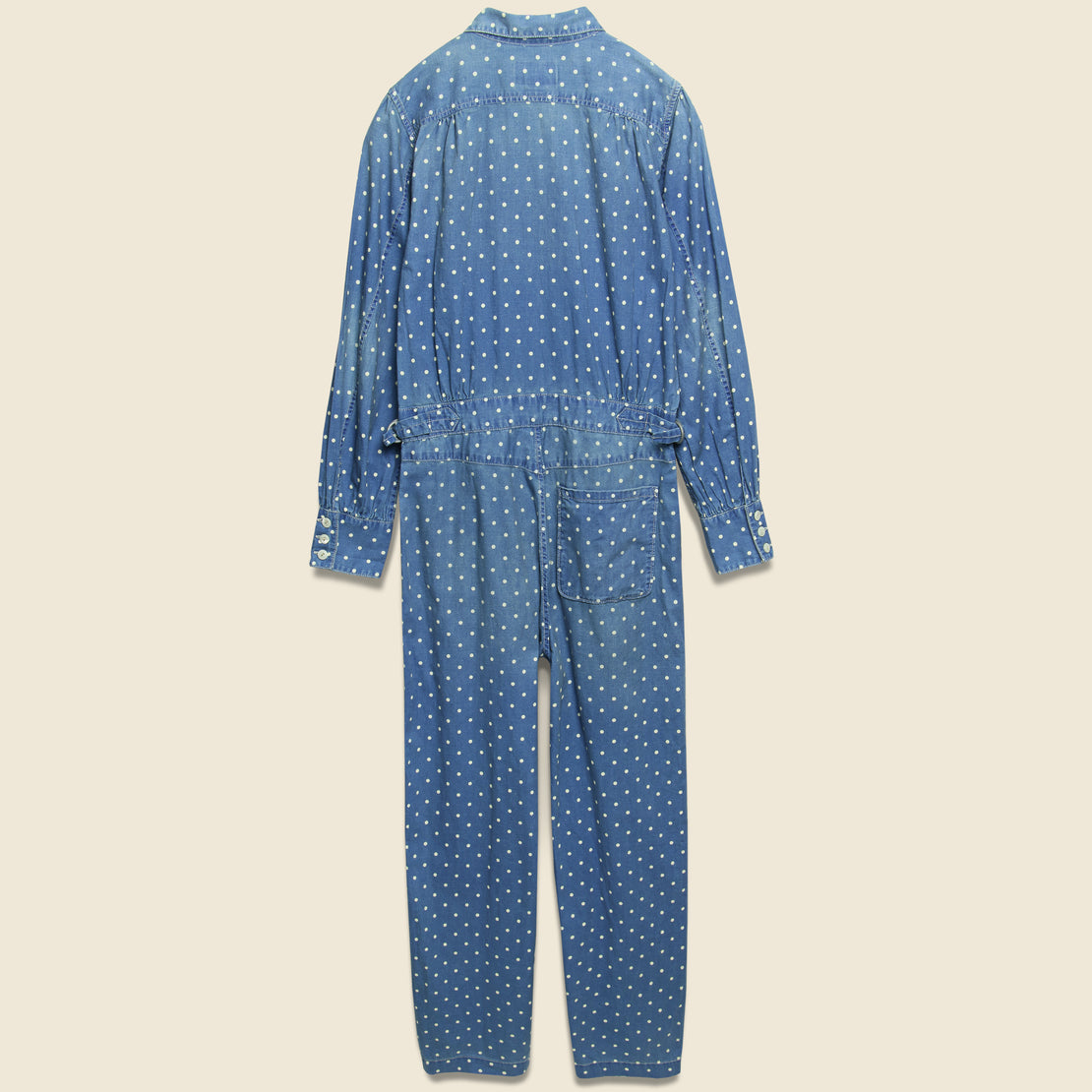Cotton-Linen Coverall - Braiden Wash - RRL - STAG Provisions - W - Onepiece - Overalls