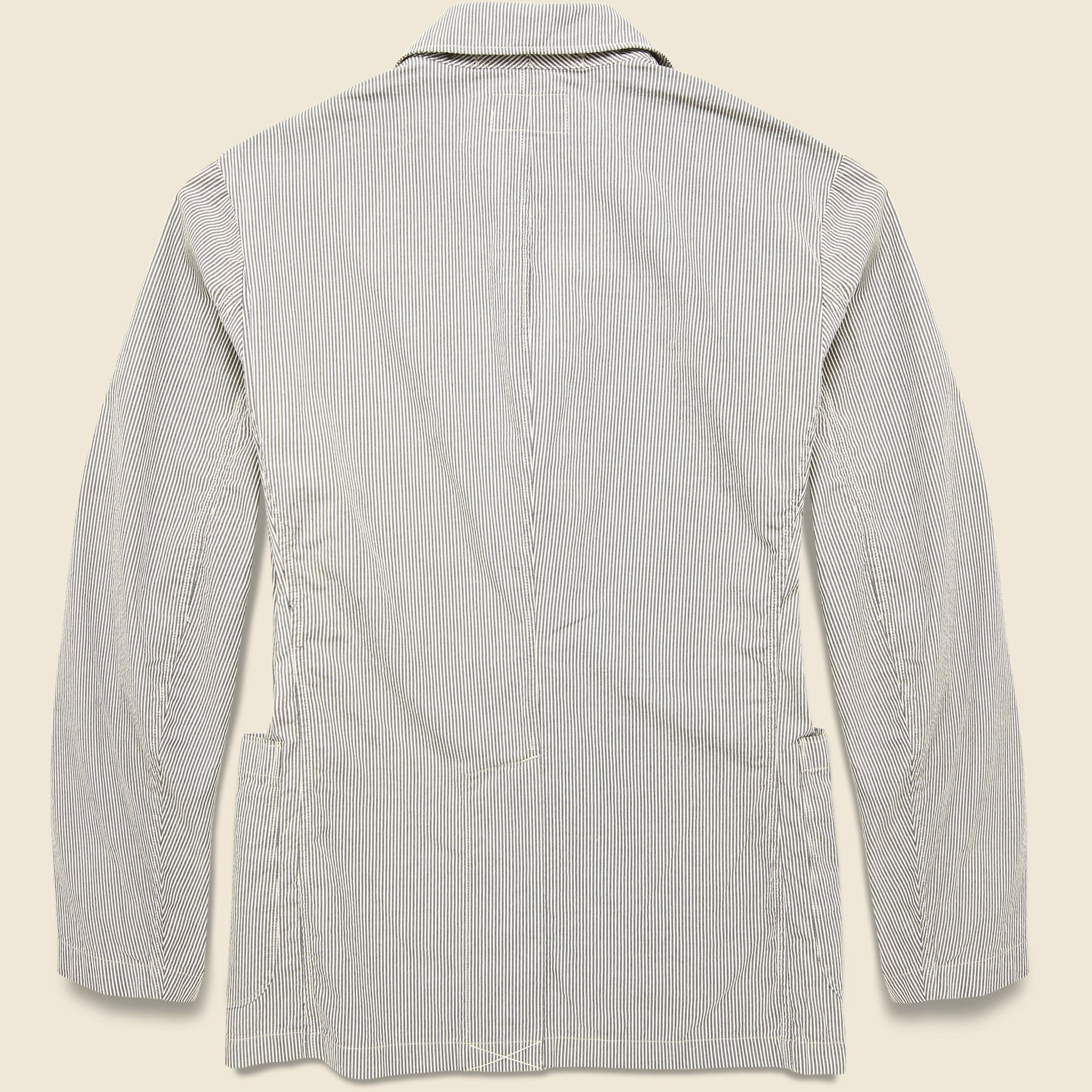 
                          Wadebridge Seersucker Sport Coat - Cream/Grey - RRL - STAG Provisions - Suiting - Sport Coat
                        