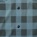Plaid-Print Jersey Workshirt - Blue/Black - RRL - STAG Provisions - Tops - L/S Woven - Plaid