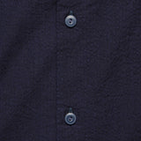 Indigo Seersucker Camp Shirt - Dark Indigo - RRL - STAG Provisions - Tops - S/S Woven - Other Pattern