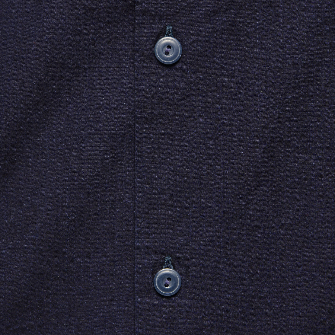 Indigo Seersucker Camp Shirt - Dark Indigo - RRL - STAG Provisions - Tops - S/S Woven - Other Pattern