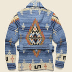 Hand-Knit Indigo Ranch Cardigan - Indigo/Cream - RRL - STAG Provisions - Tops - Sweater