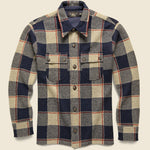 Wool-Cashmere Workshirt Sweater - Navy - RRL - STAG Provisions - Tops - Sweater