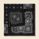 Logo-Motif Bandana - Black/Cream - RRL - STAG Provisions - Accessories - Bandanas