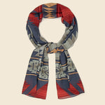 Wilkes Scarf - Navy Multi - RRL - STAG Provisions - Accessories - Scarves