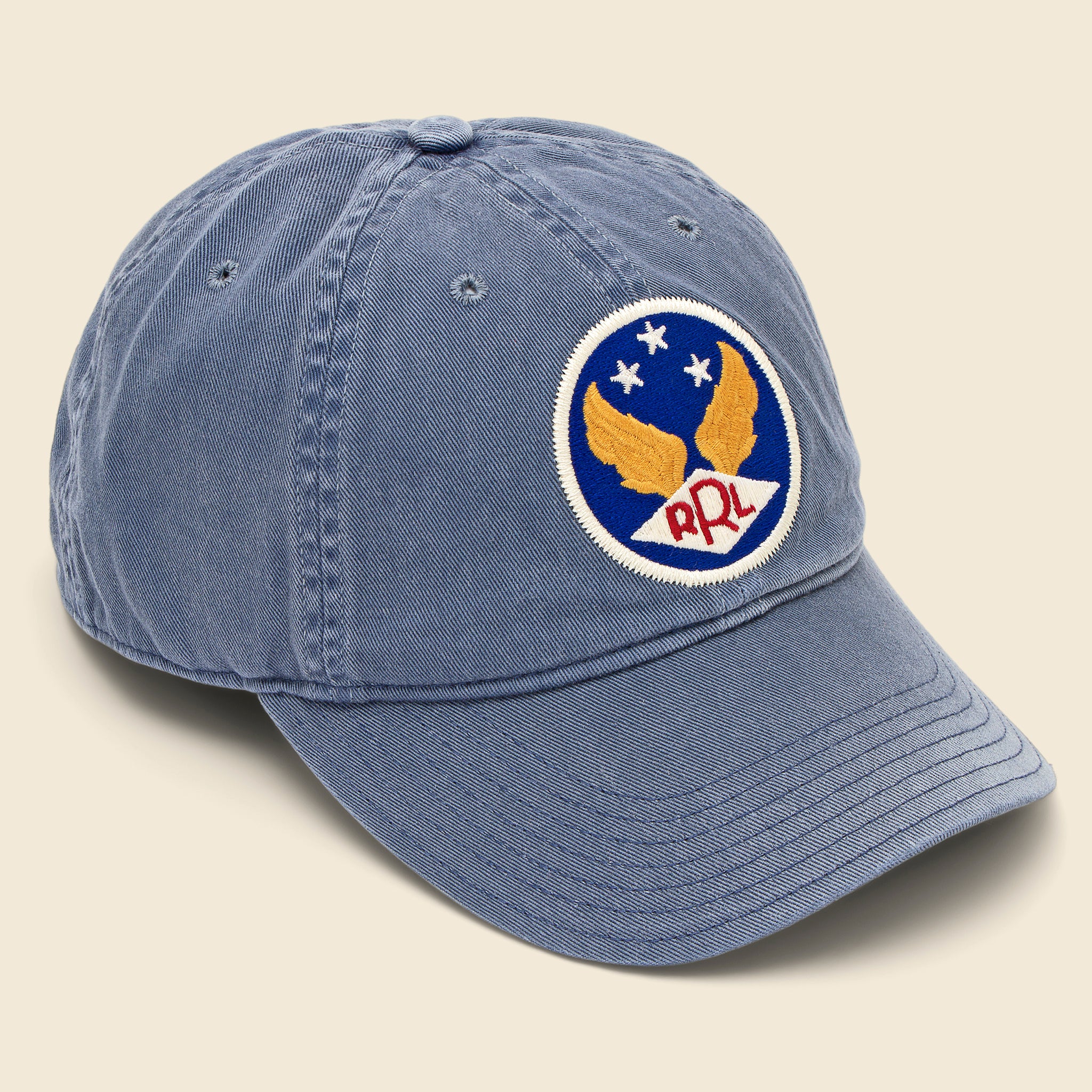 Garment-Dyed Twill Ball Cap - Midnight Blue - RRL - STAG Provisions - Accessories - Hats