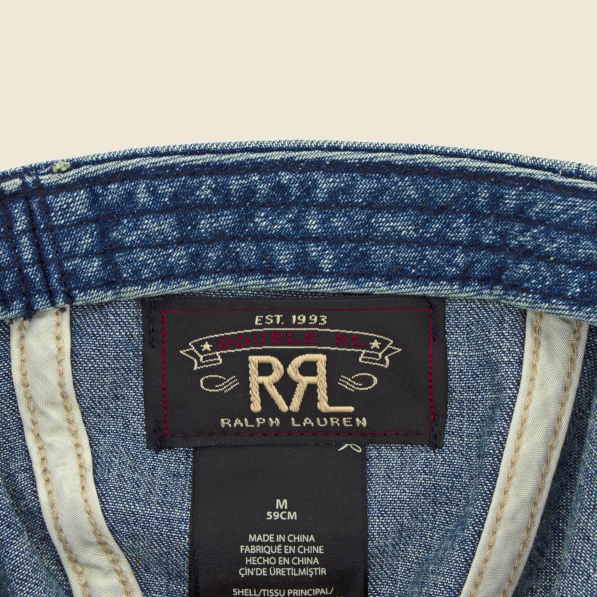 Denim Service Hat - Medium Indigo - RRL - STAG Provisions - Accessories - Hats