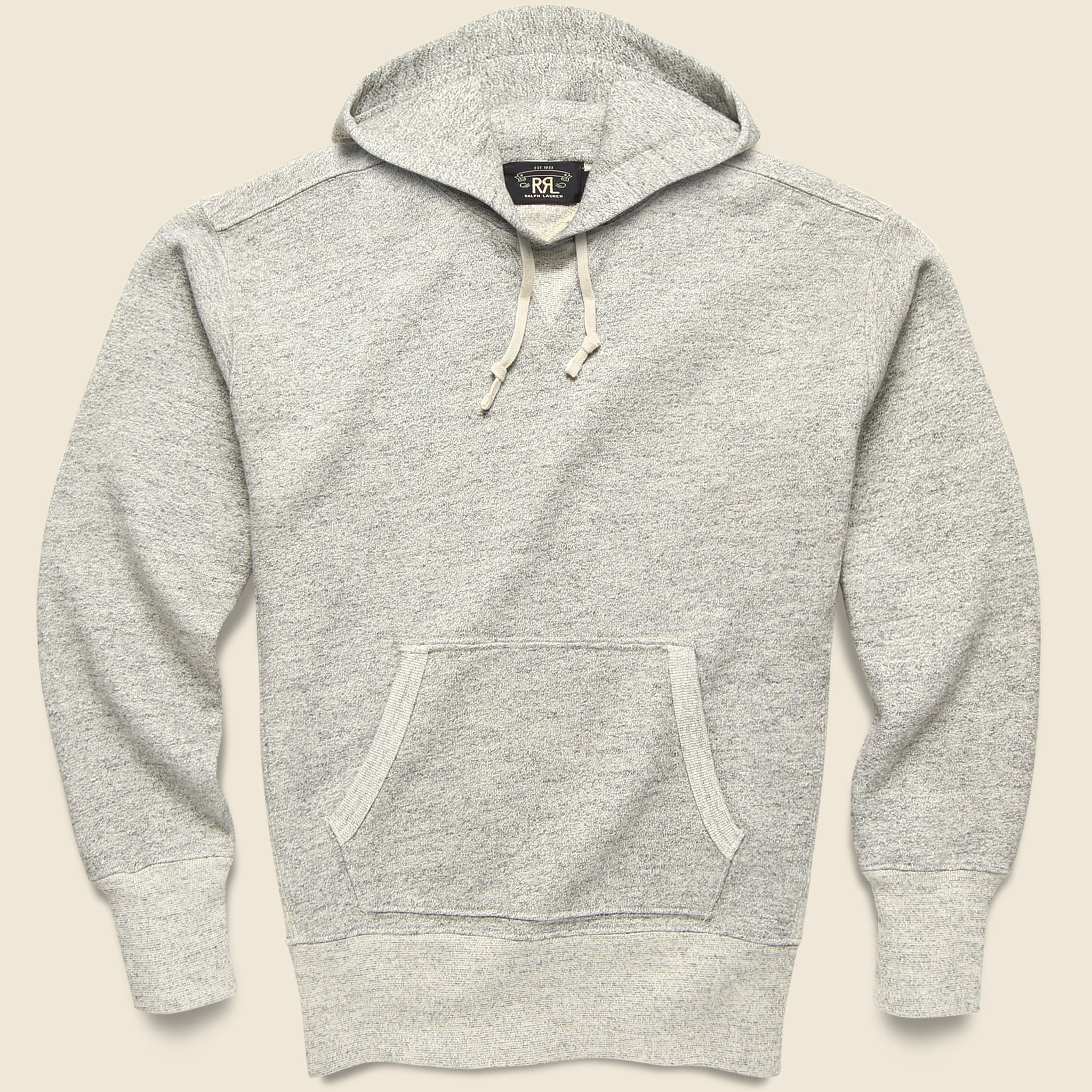 Fleece Hoodie - Grey Heather - RRL - STAG Provisions - Tops - Fleece / Sweatshirt