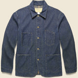 Selvedge Denim Engineer Jacket - Hartville Wash - RRL - STAG Provisions - Outerwear - Coat / Jacket