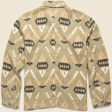 Oakham Printed Linen Jacket - Stone/Green/Burnt Sienna - RRL - STAG Provisions - Outerwear - Coat / Jacket
