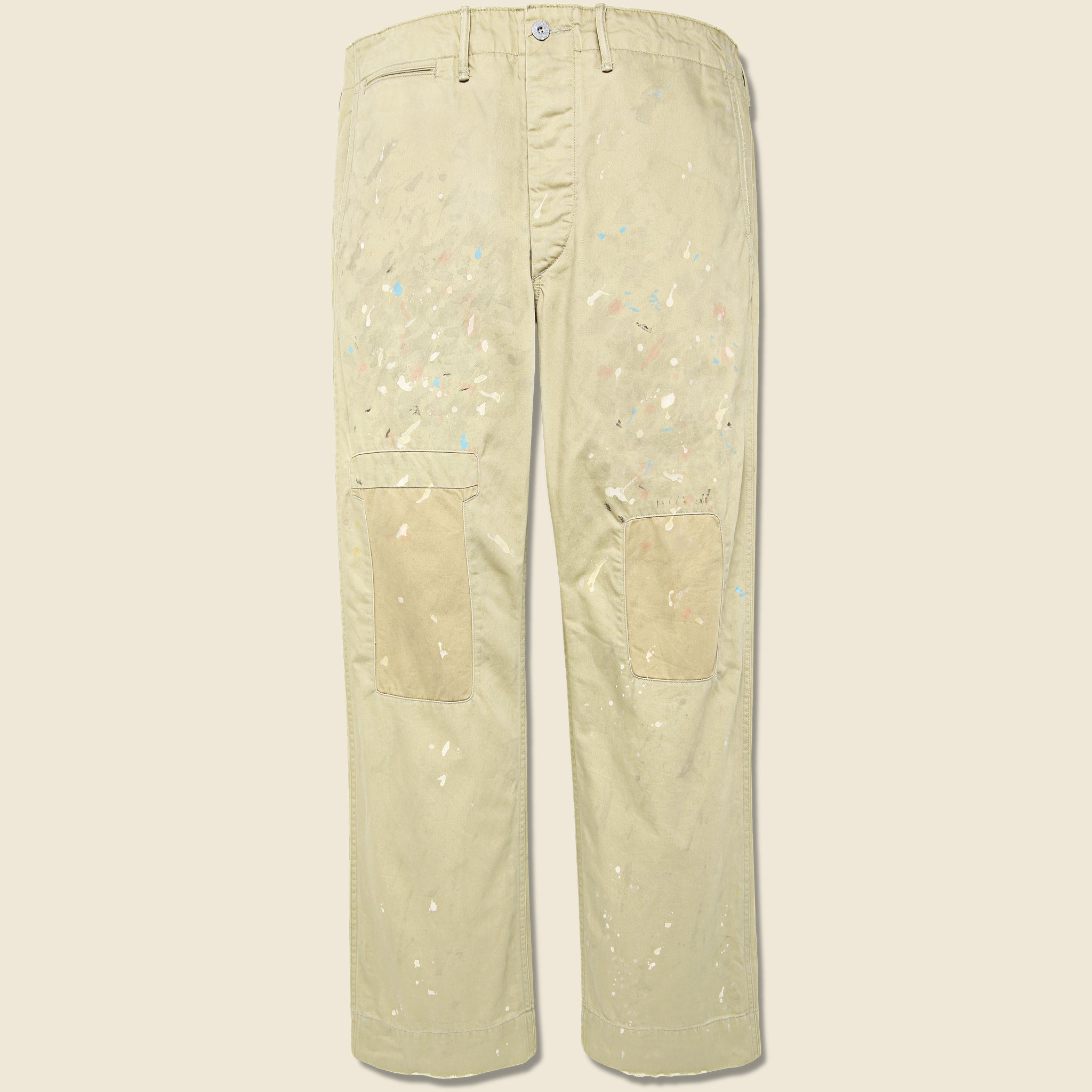 Distressed Cotton Field Chino - Vintage Khaki - RRL - STAG Provisions - Pants - Twill