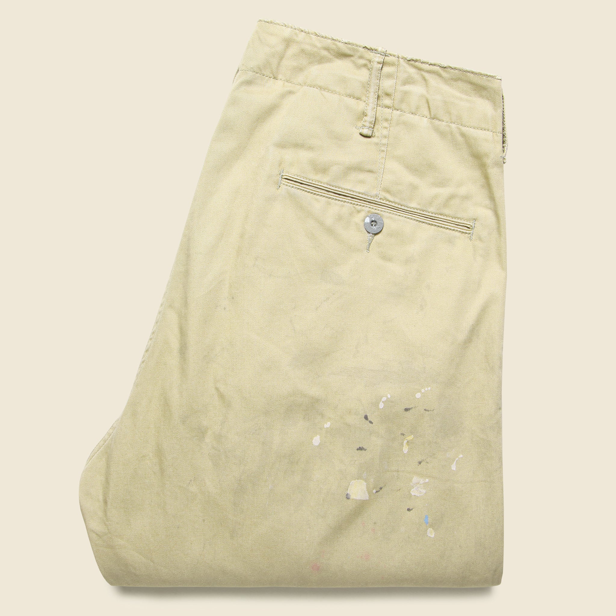 
                          Distressed Cotton Field Chino - Vintage Khaki - RRL - STAG Provisions - Pants - Twill
                        