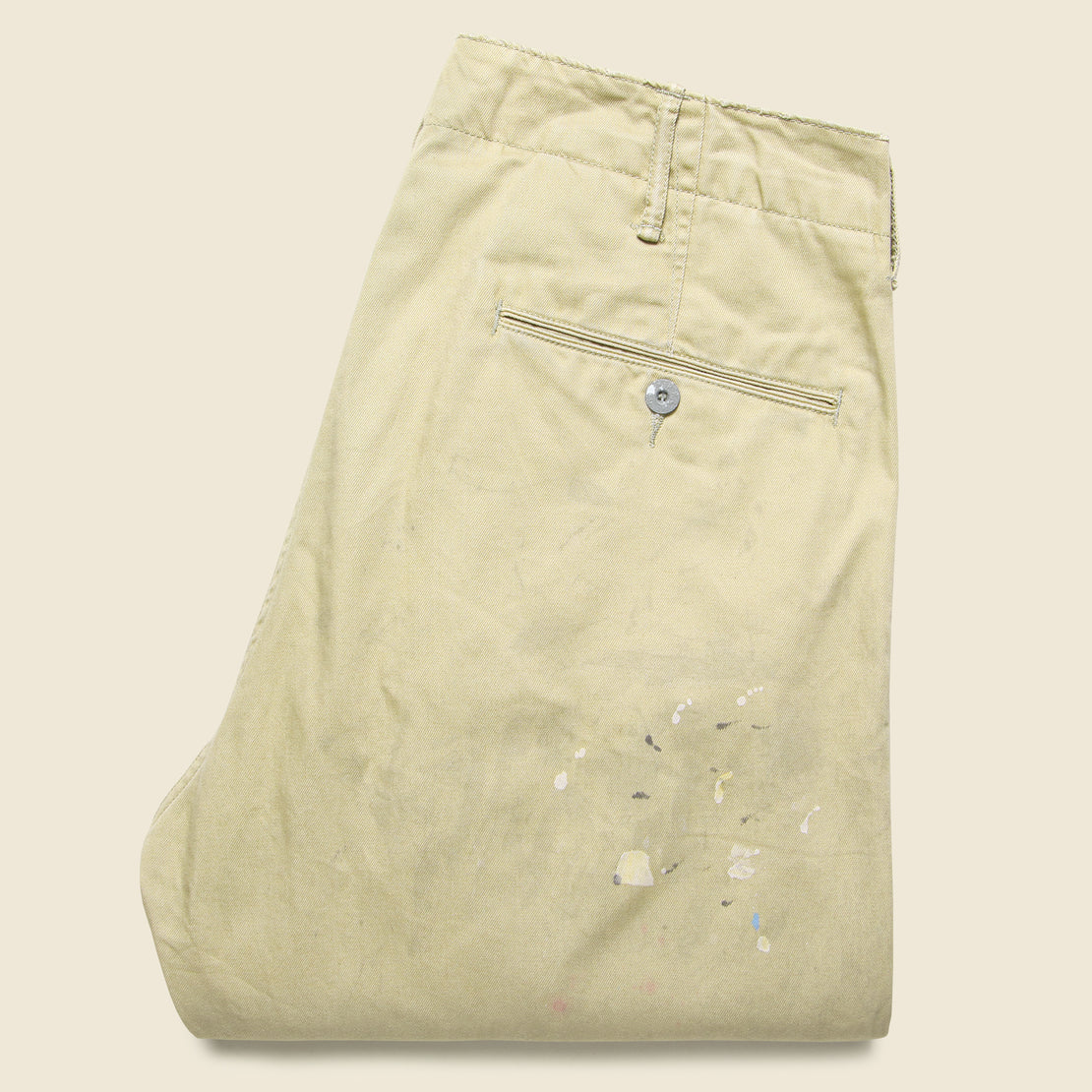 Distressed Cotton Field Chino - Vintage Khaki - RRL - STAG Provisions - Pants - Twill