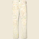 Hopkins Carpenter Pant - Distressed Vintage White - RRL - STAG Provisions - Pants - Twill