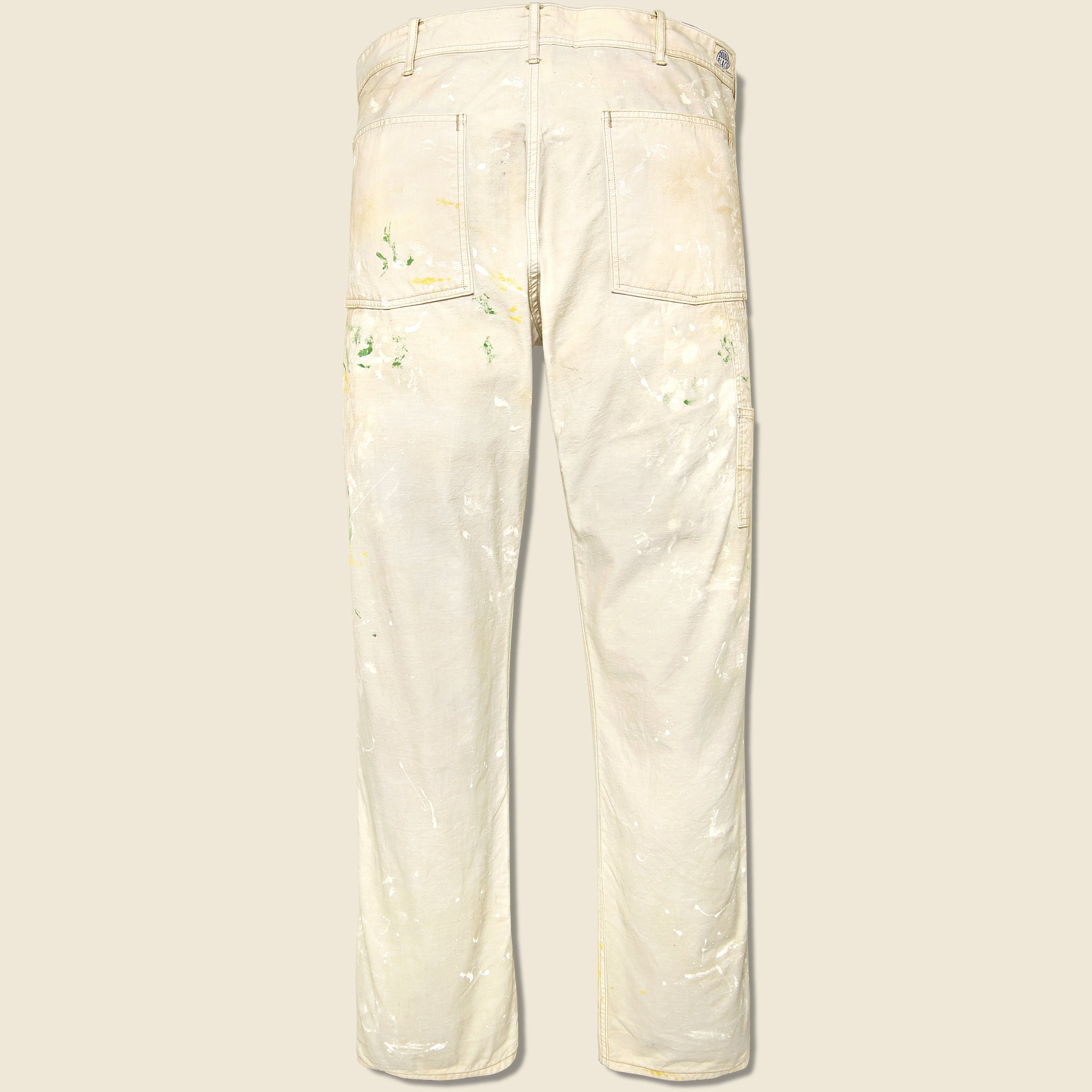 Hopkins Carpenter Pant - Distressed Vintage White - RRL - STAG Provisions - Pants - Twill