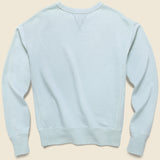 French Terry Graphic Sweatshirt - Blue - RRL - STAG Provisions - Tops - Fleece / Sweatshirt