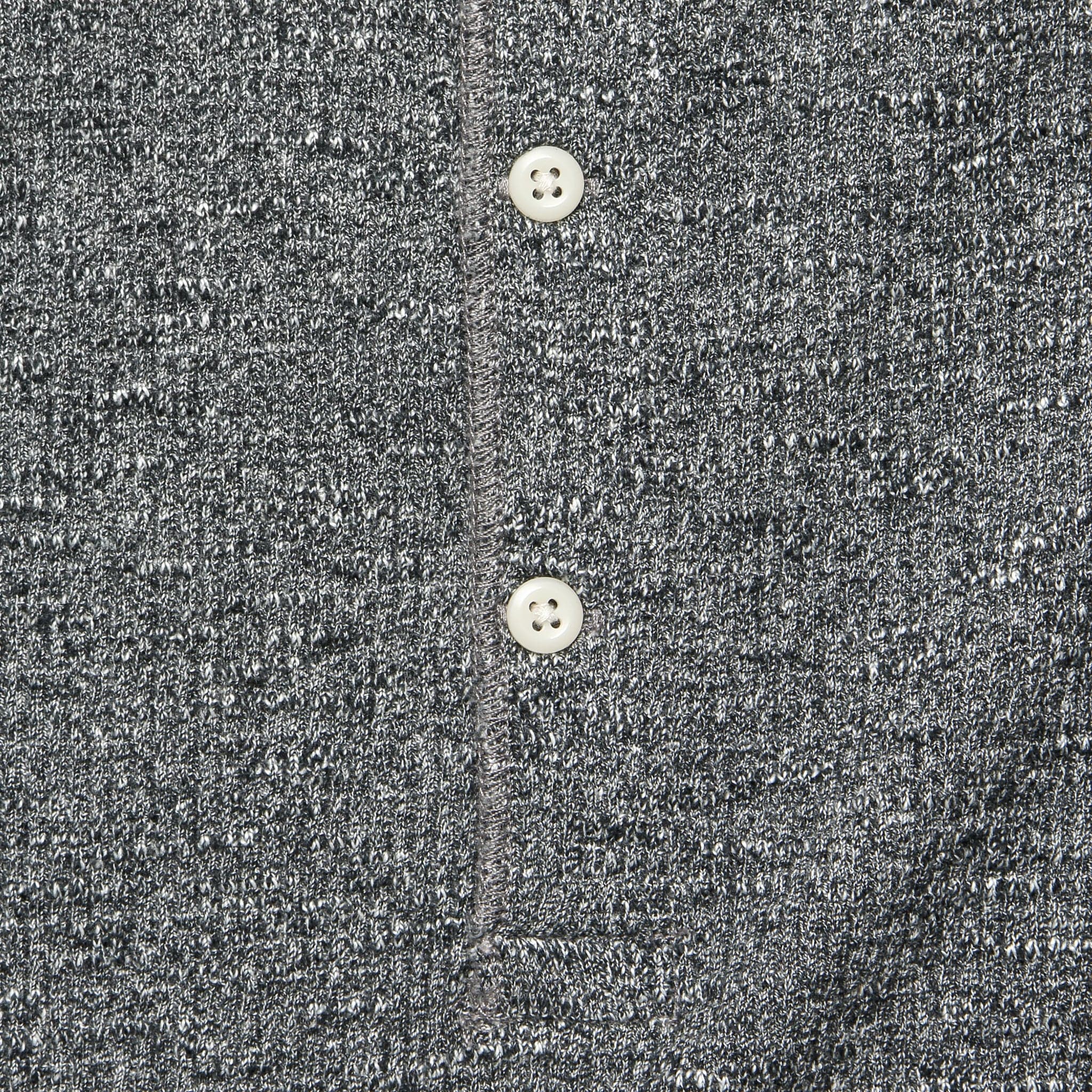 Waffle-Knit Henley - Gravel Siro - RRL - STAG Provisions - Tops - L/S Knit