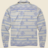 Jacquard Jersey Camp Shirt - Natural/Multi - RRL - STAG Provisions - Tops - L/S Woven - Other Pattern
