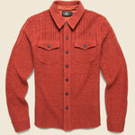 CPO Guernsey Stitch Workshirt - Faded Red Heather - RRL - STAG Provisions - Tops - L/S Woven - Overshirt