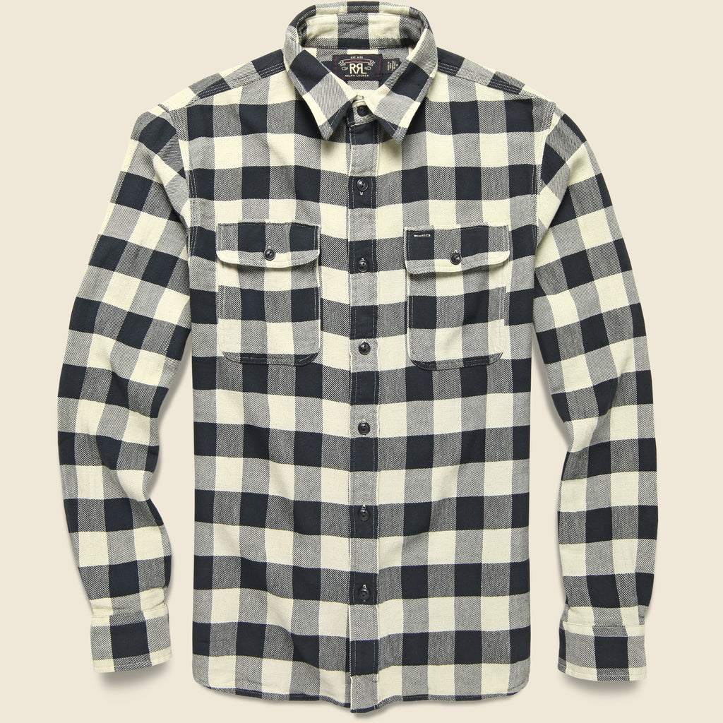 Matlock Workshirt - Black/Cream