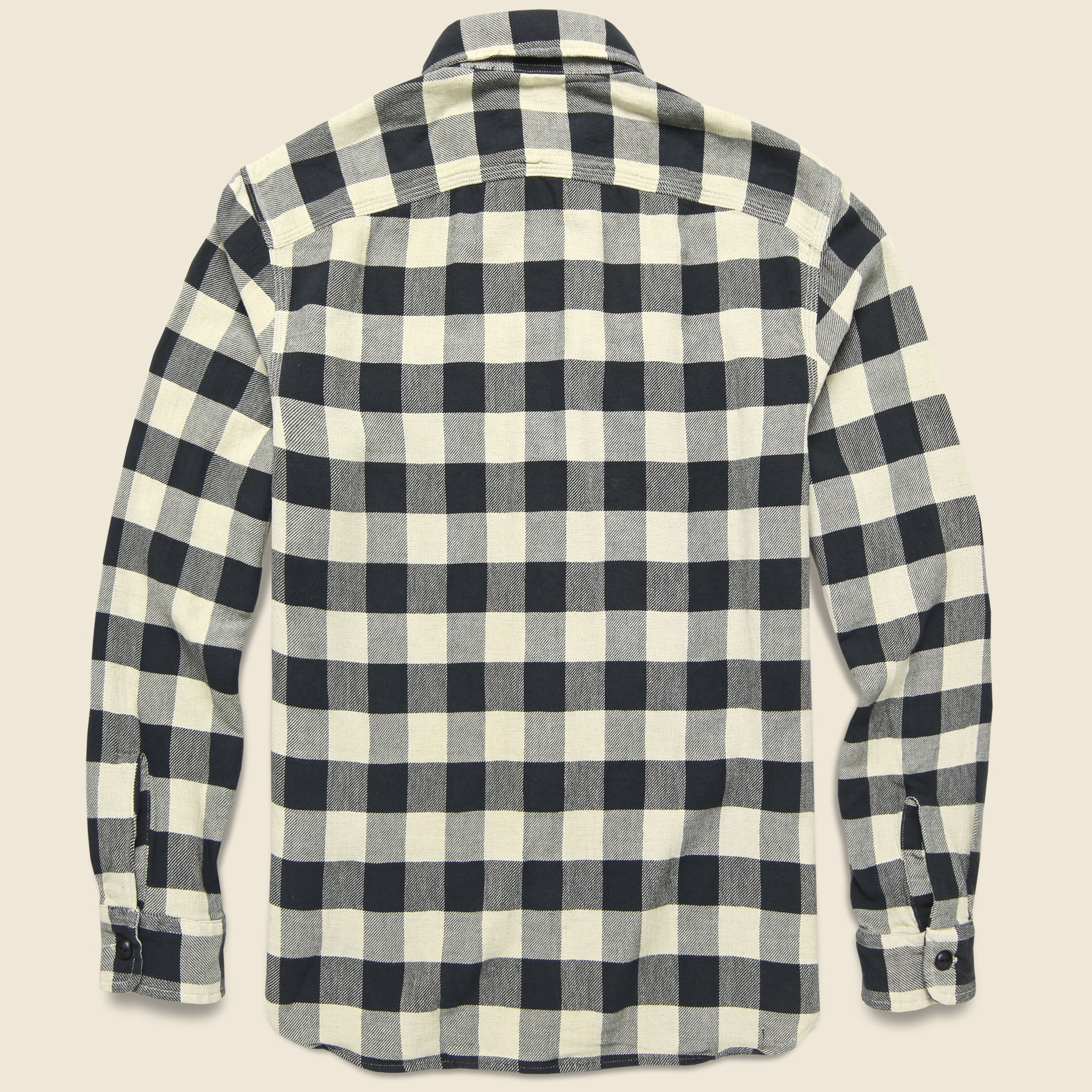 
                          Matlock Workshirt - Black/Cream - RRL - STAG Provisions - Tops - L/S Woven - Plaid
                        