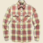 Plaid Twill Matlock Workshirt - Red/Yellow - RRL - STAG Provisions - Tops - L/S Woven - Plaid