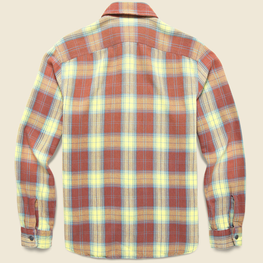 Plaid Twill Matlock Workshirt - Red/Yellow - RRL - STAG Provisions - Tops - L/S Woven - Plaid