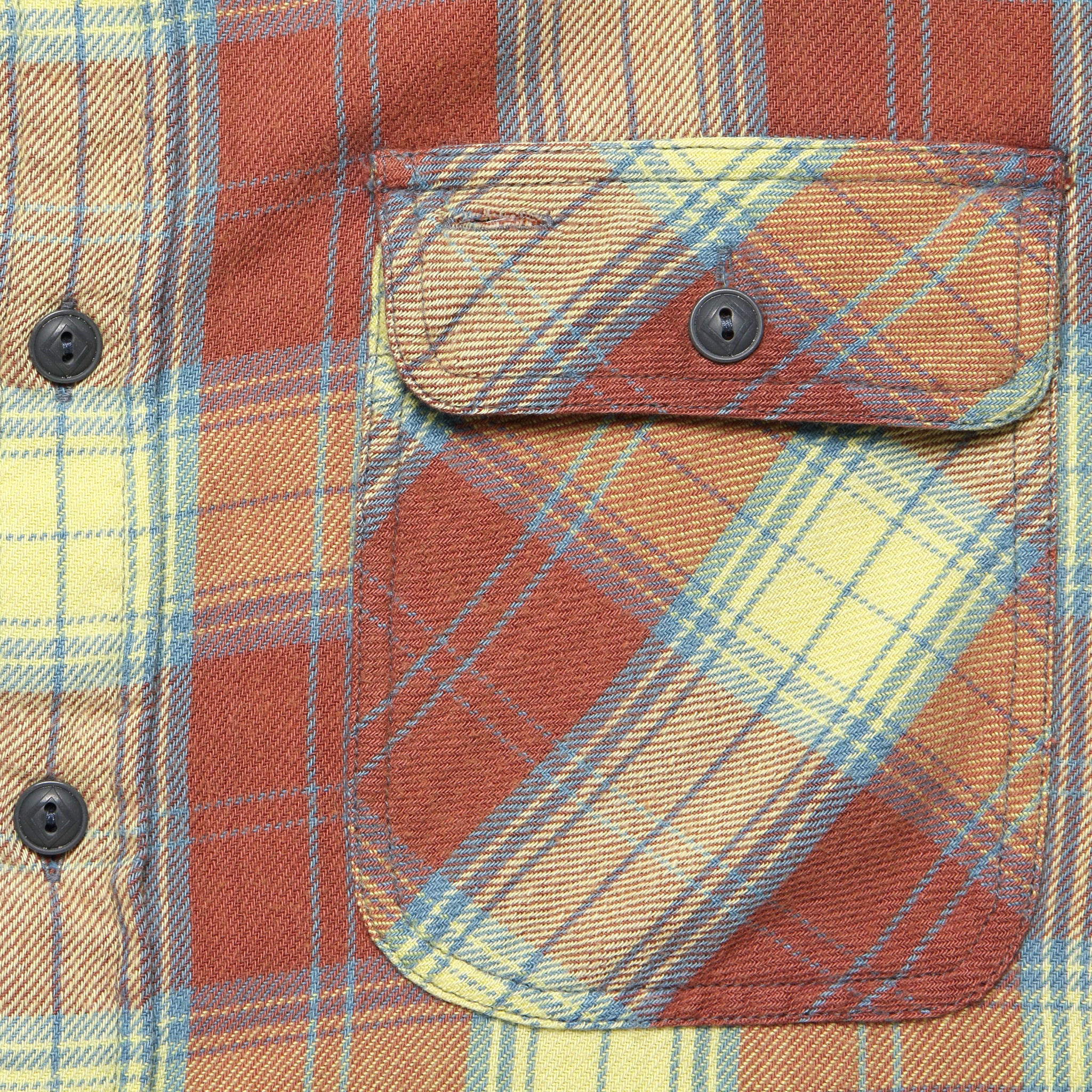 
                          Plaid Twill Matlock Workshirt - Red/Yellow - RRL - STAG Provisions - Tops - L/S Woven - Plaid
                        